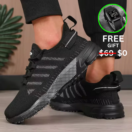STRIDE EASY SNEAKERS + FREE SPORT SMART WATCH