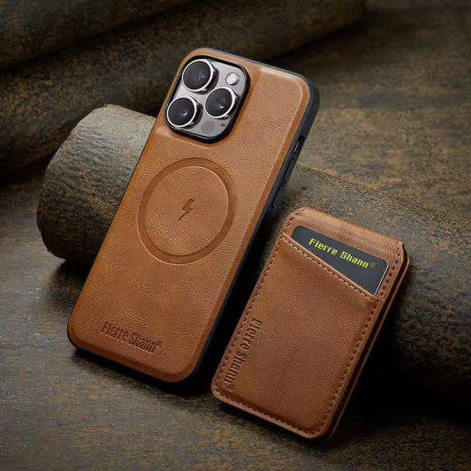 IPHONE LEATHER MAGSAFE WALLET CASE