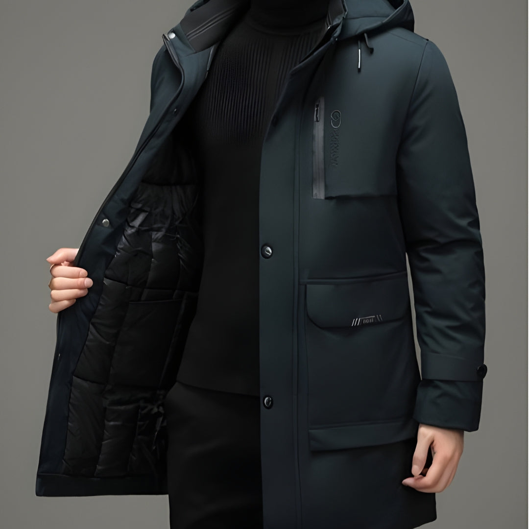Classic Mid-Length Cotton Coat