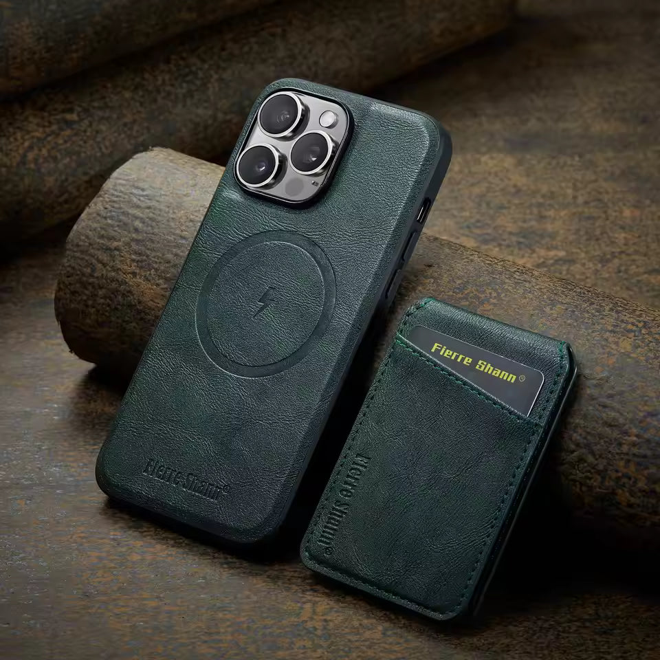 IPHONE LEATHER MAGSAFE WALLET CASE