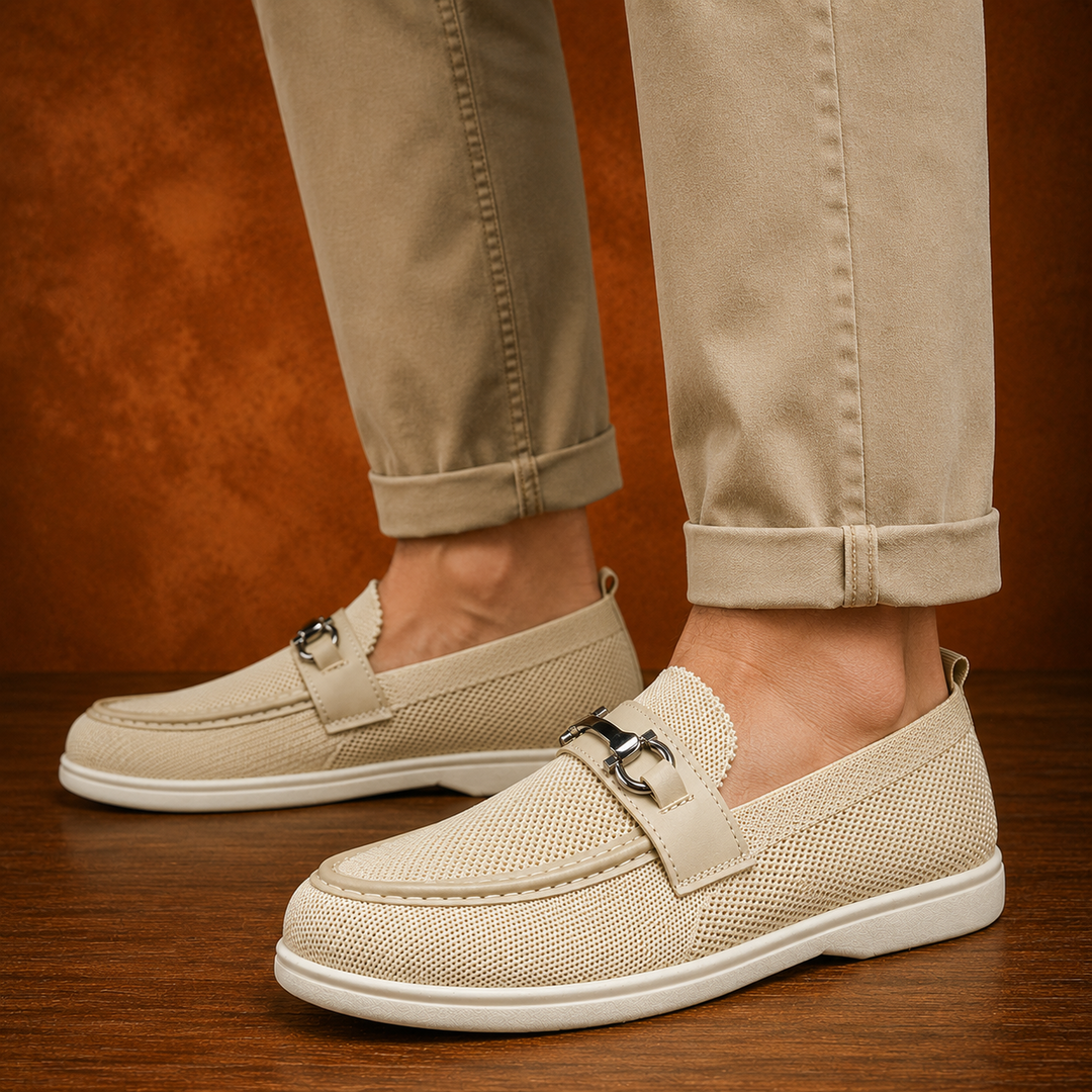 Classic Breathable Knit Loafers