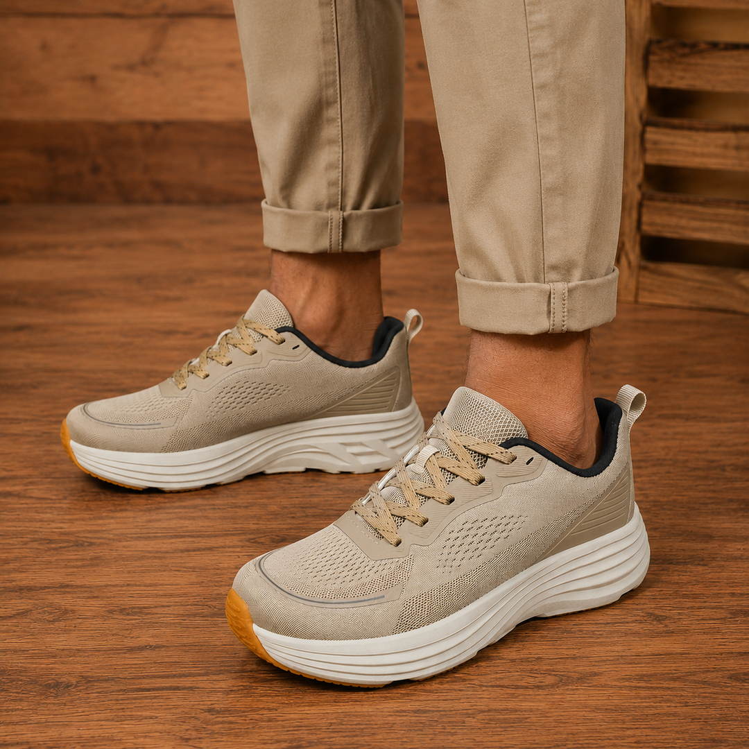 Mesh Platform Sneakers