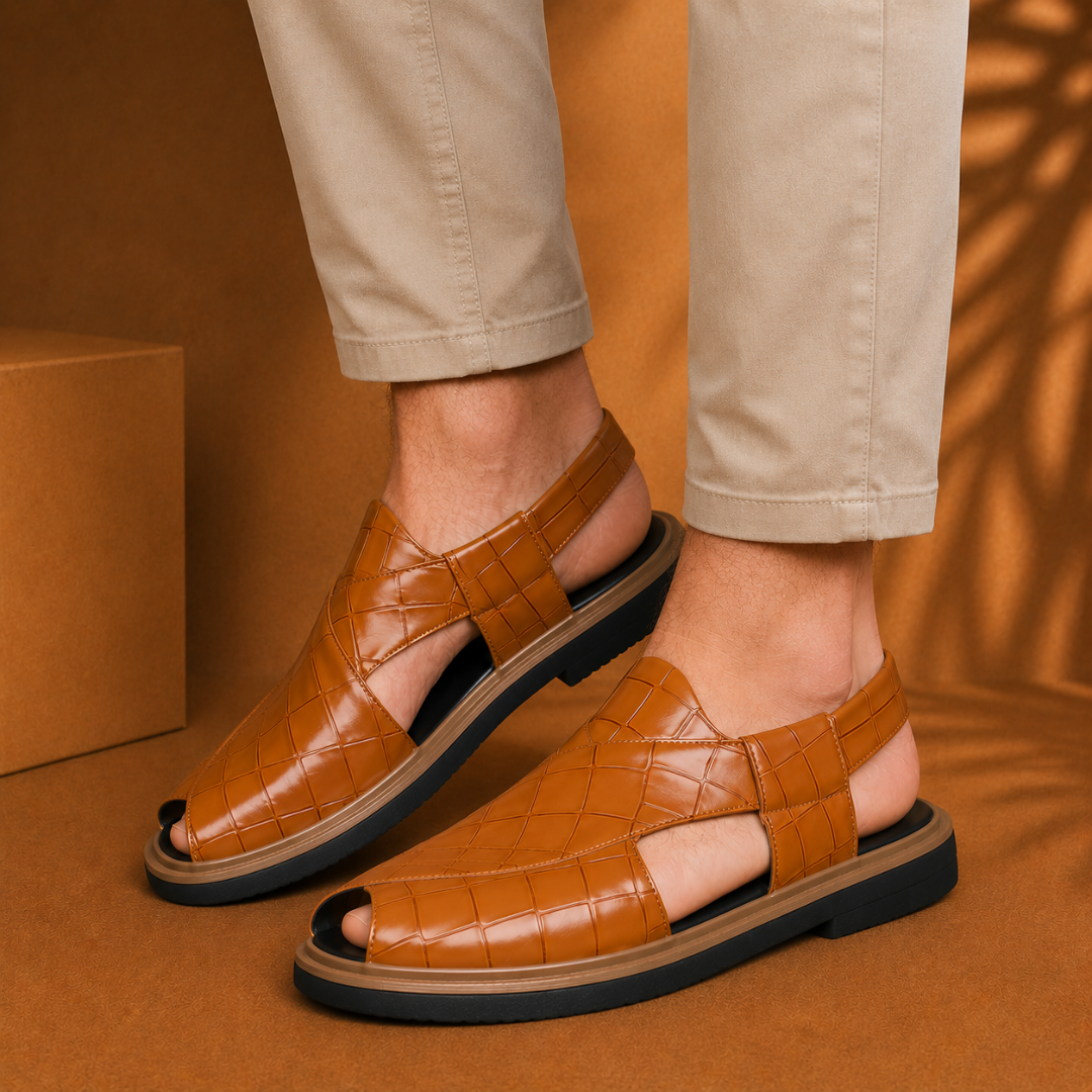 Formal Leather Sandals