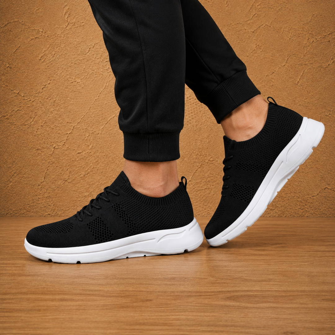 Sock Knit Lace Sneakers