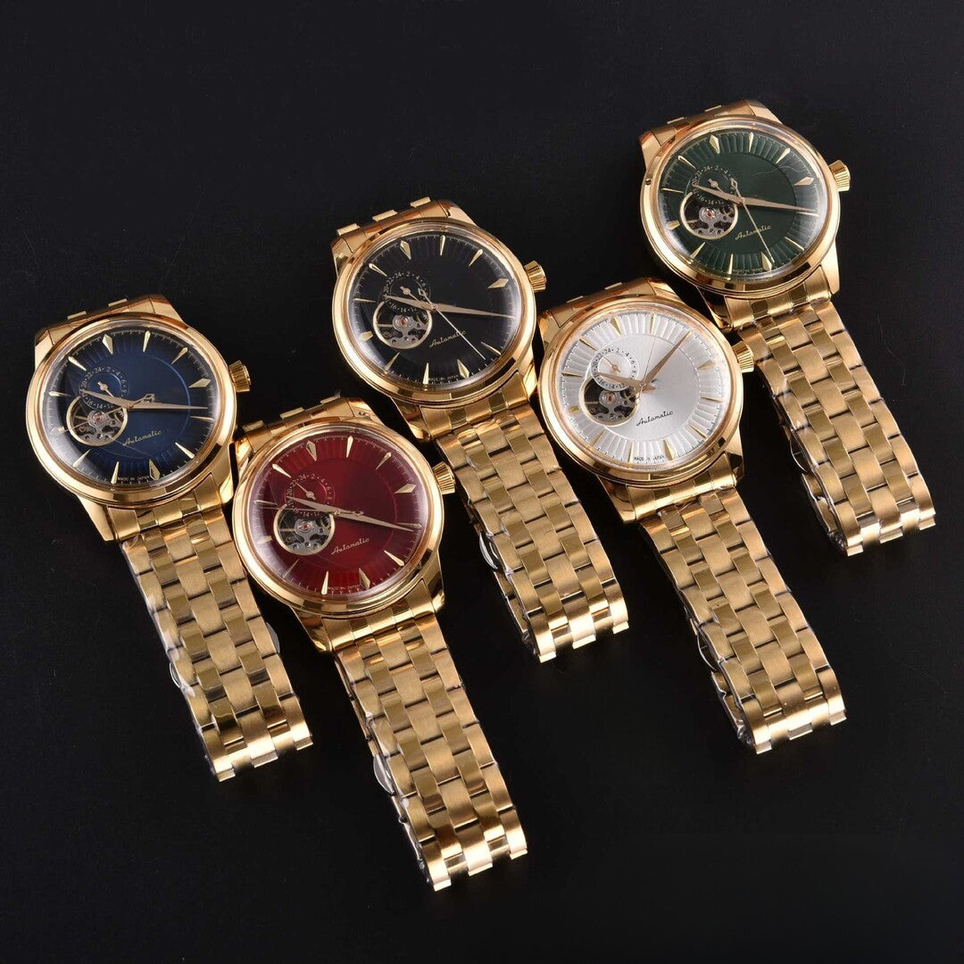 OPEN-HEART AUTOMATIC WATCH