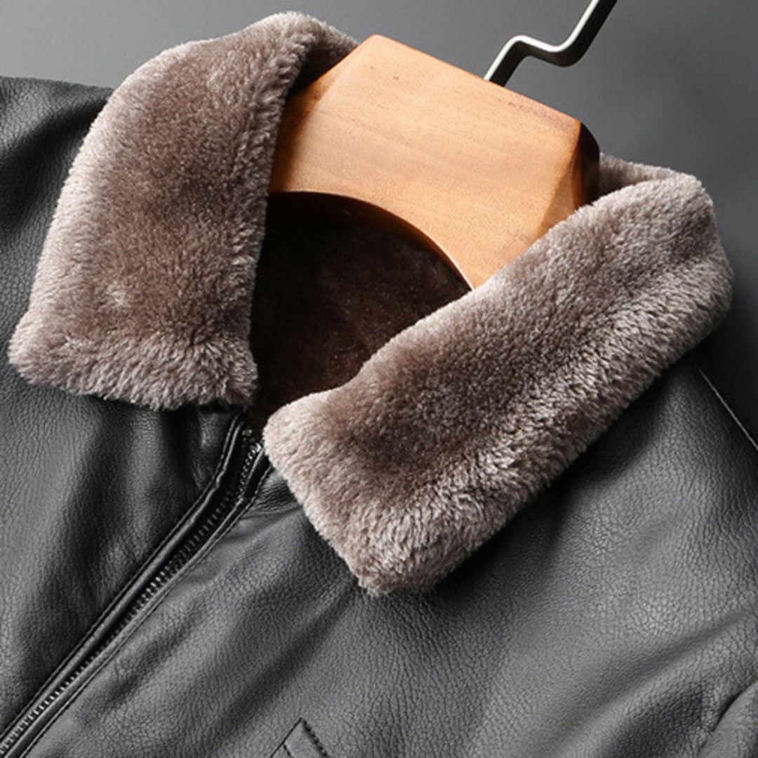 LIGHT LEATHER JACKET