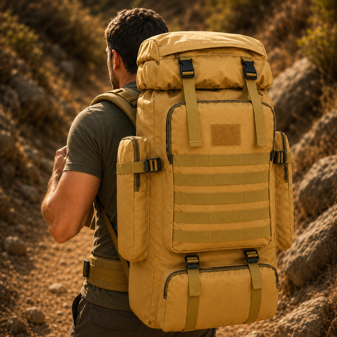 Roll-Top Rucksack Backpack