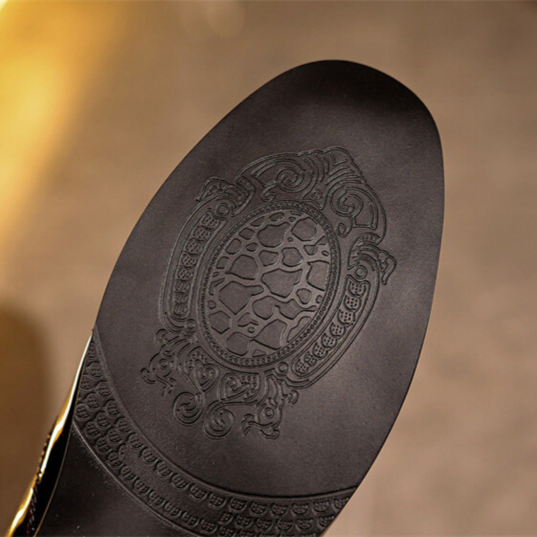 CLASSIC GRADIENT LEATHER LOAFERS