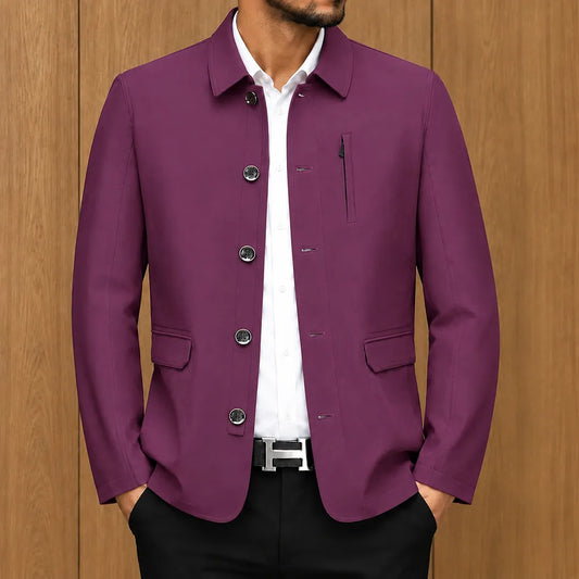 Structured Button Front Jacket