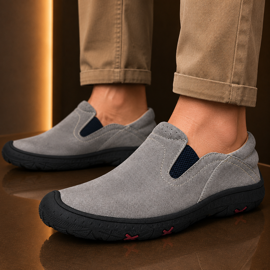 Suede Outdoor Slip-Ons