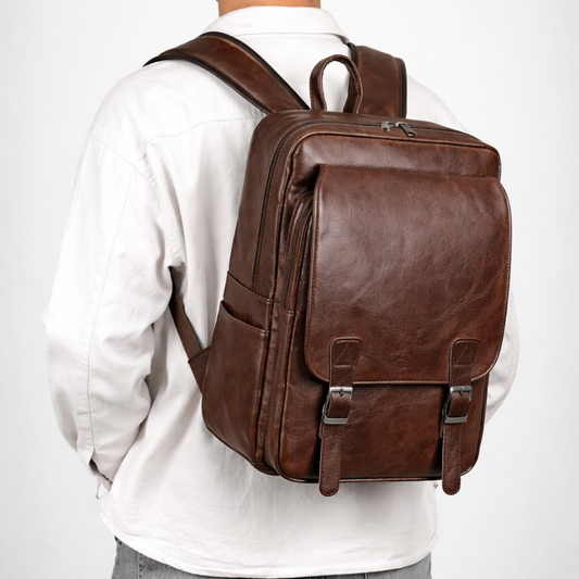 Vintage Leather Backpack