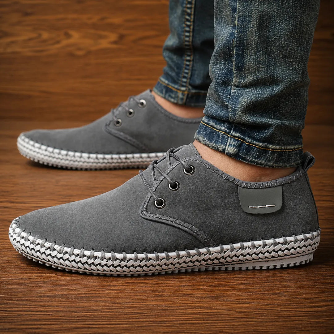 Artisan Stitched Suede Shoes