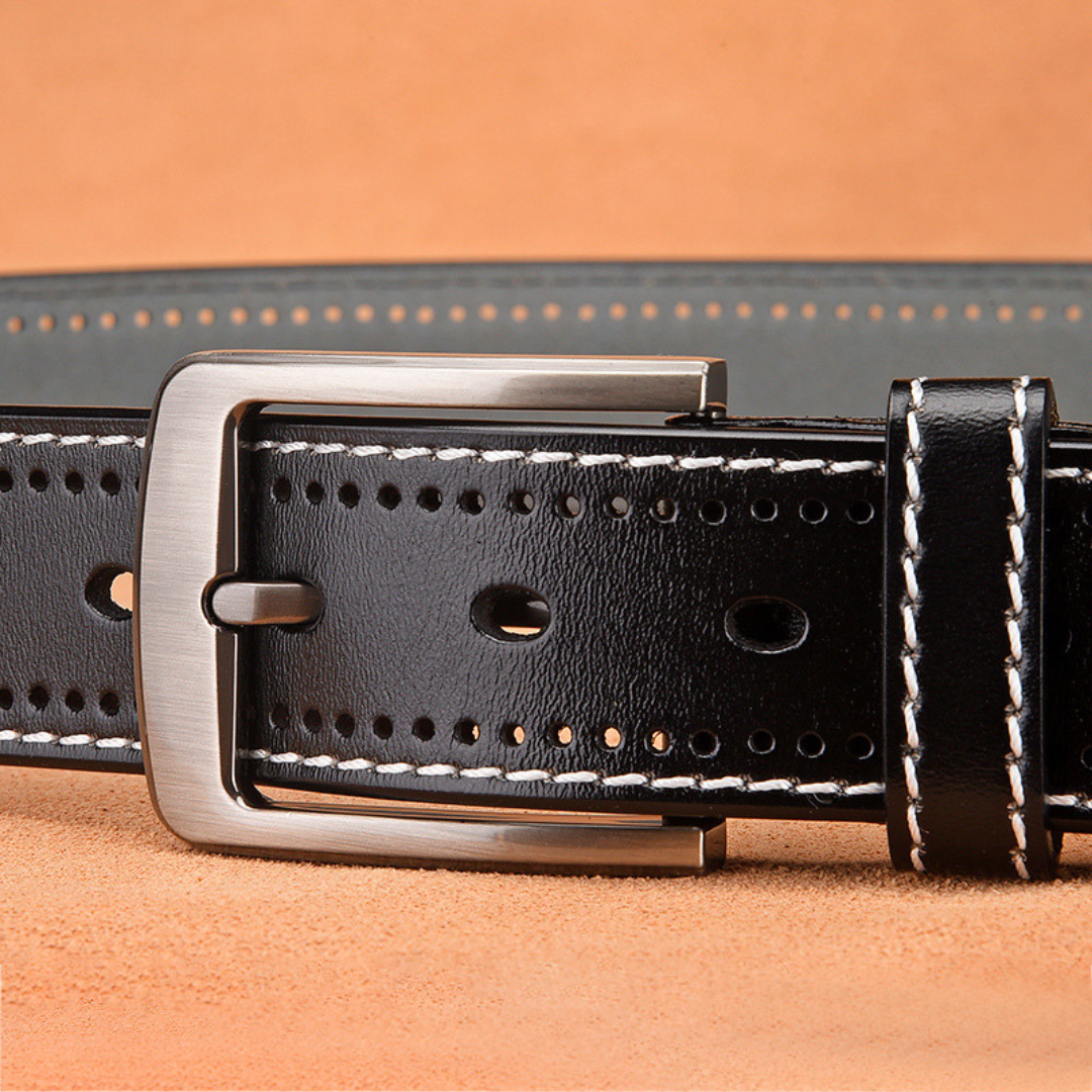 Stitched Leather Belt