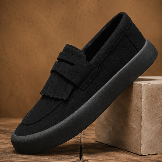 Smooth Leather Penny Loafers