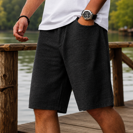 Textured Woven Shorts