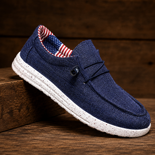 Breathable Canvas Slip-Ons