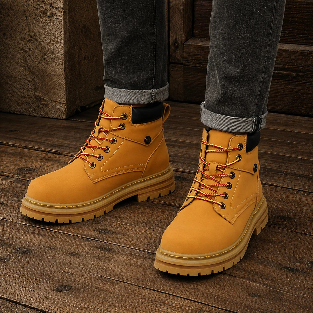 Classic High-Top Casual Boots