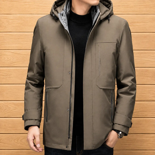 Classic Hooded Utility Coat