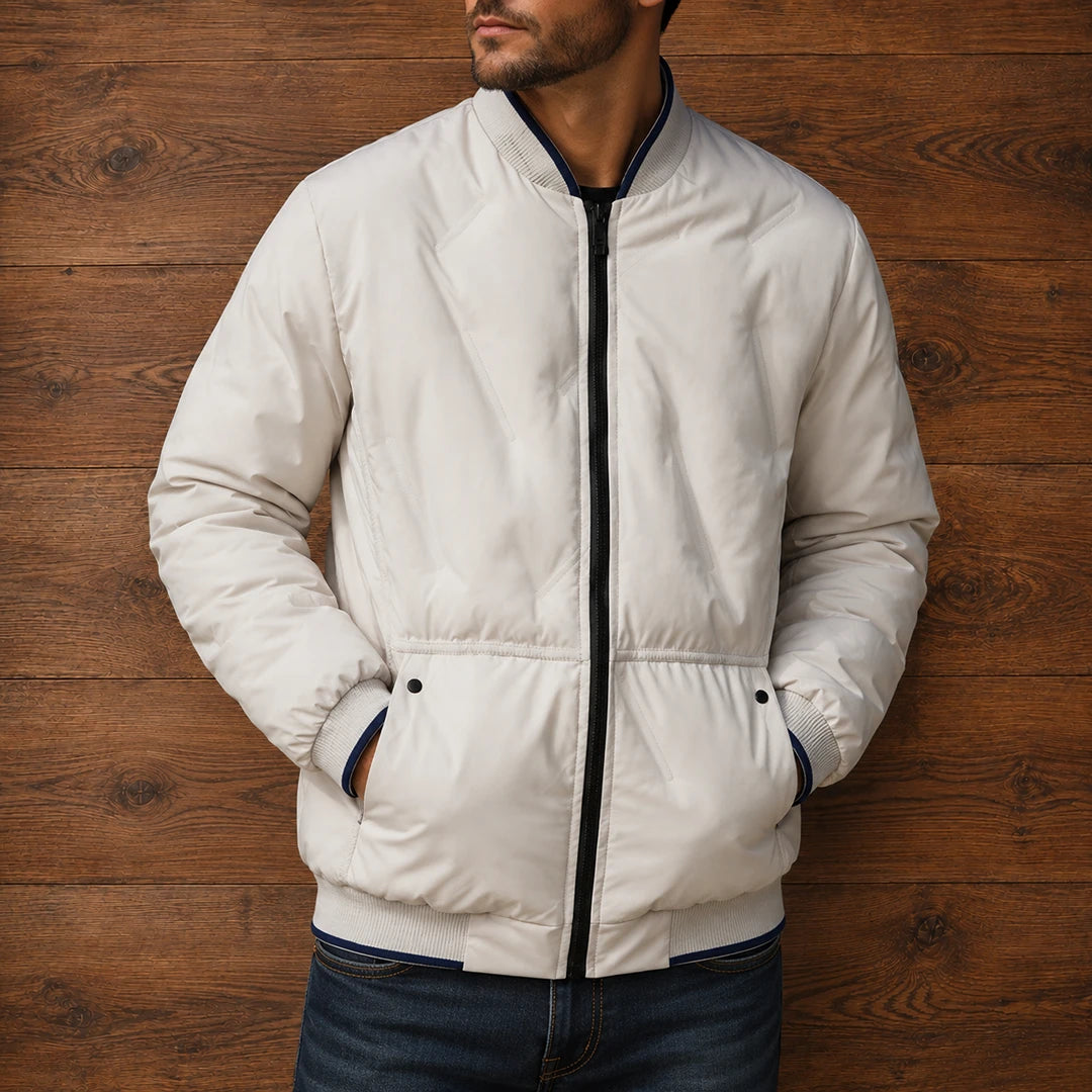 Classic Padded Bomber Jacket