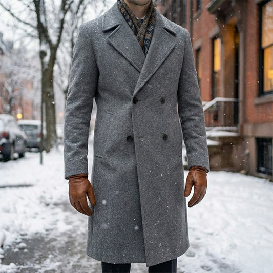 LUXURY WOOL BUSINESS COAT