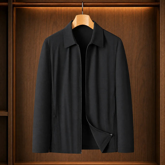 Collared Zip Shirt Jacket