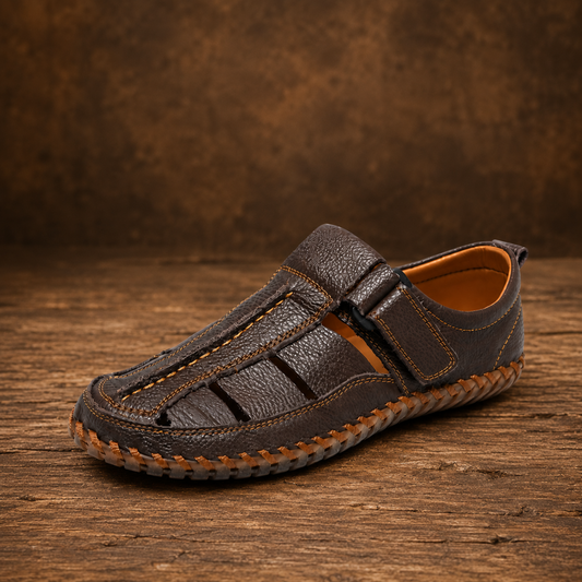 Comfortable Leather Walking Sandals