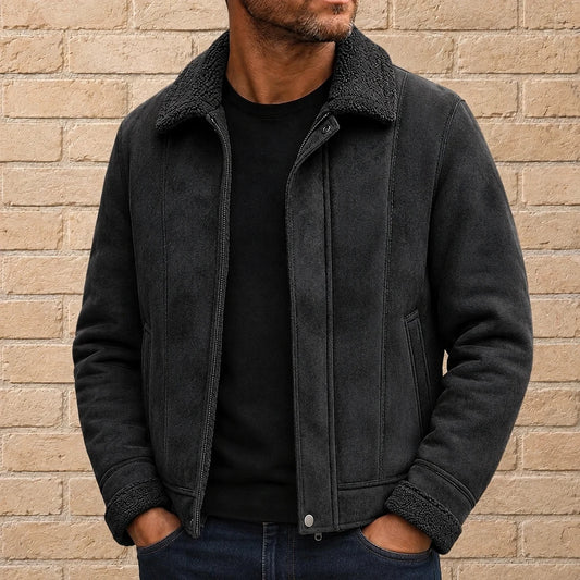 Fleece-Lined Paneled Jacket