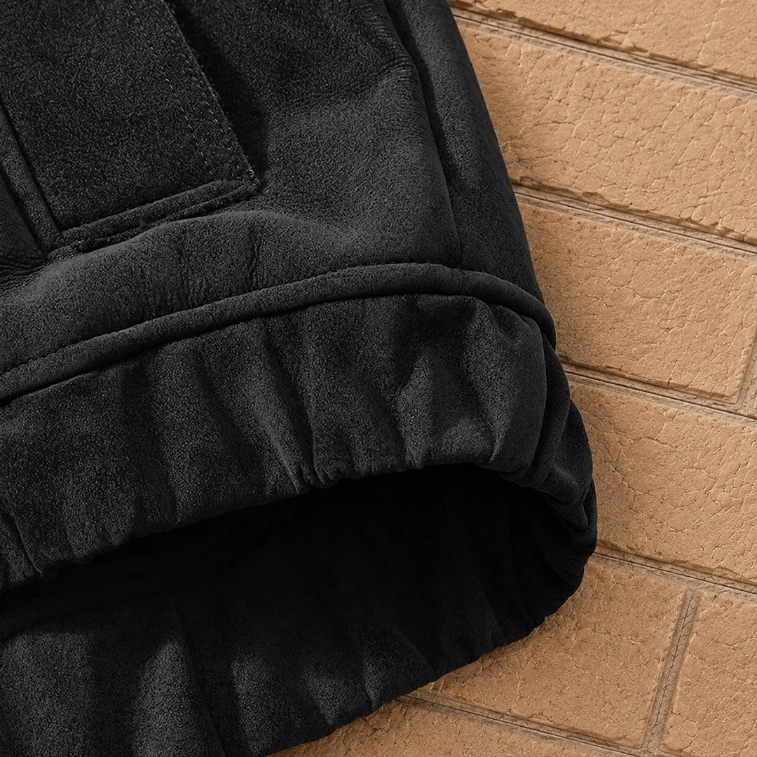 Fleece-Lined Paneled Jacket