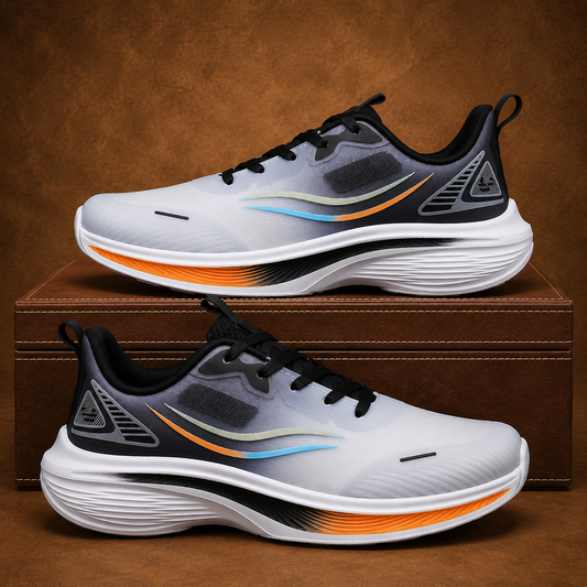 Wave Sole Running Sneakers