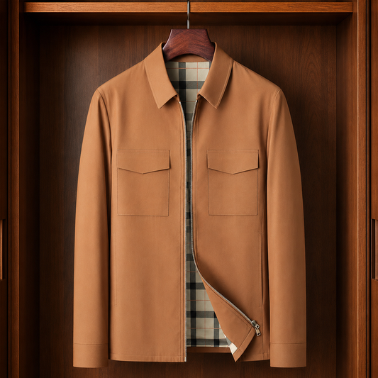 Zip Front Structured Jacket
