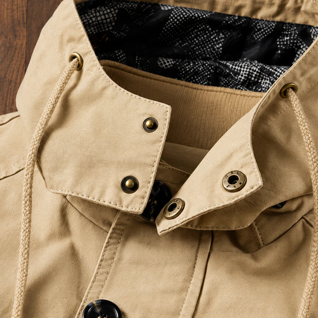 Modern Hooded Utility Jacket