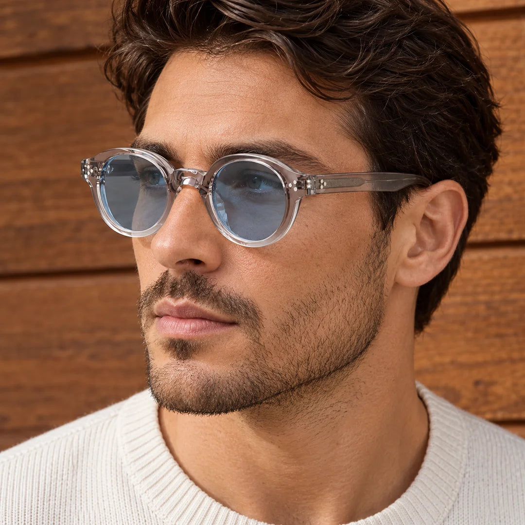 Modern Round Frame Sunglasses