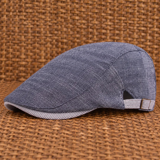 Modern Textured Flat Cap