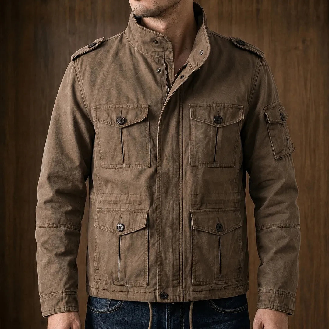 Multi-Pocket Utility Jacket