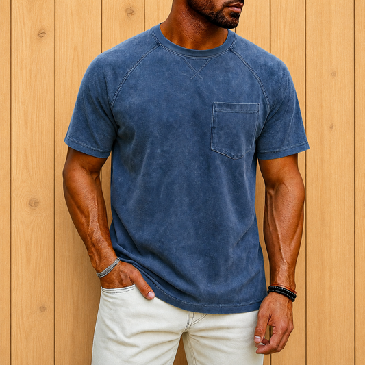 Chest Pocket Cotton T-Shirt
