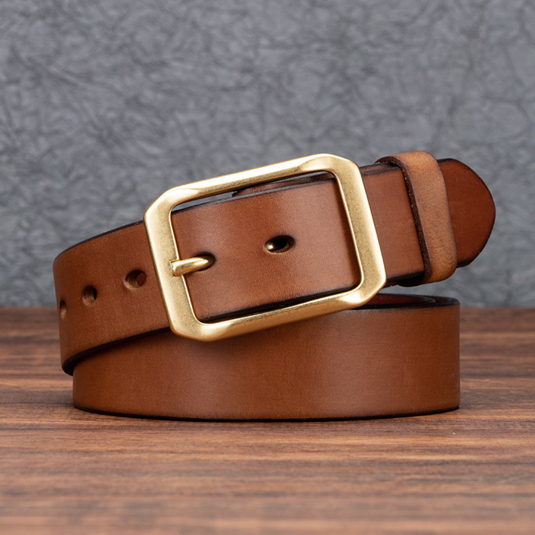 CLASSIC COWHIDE LEATHER BELT
