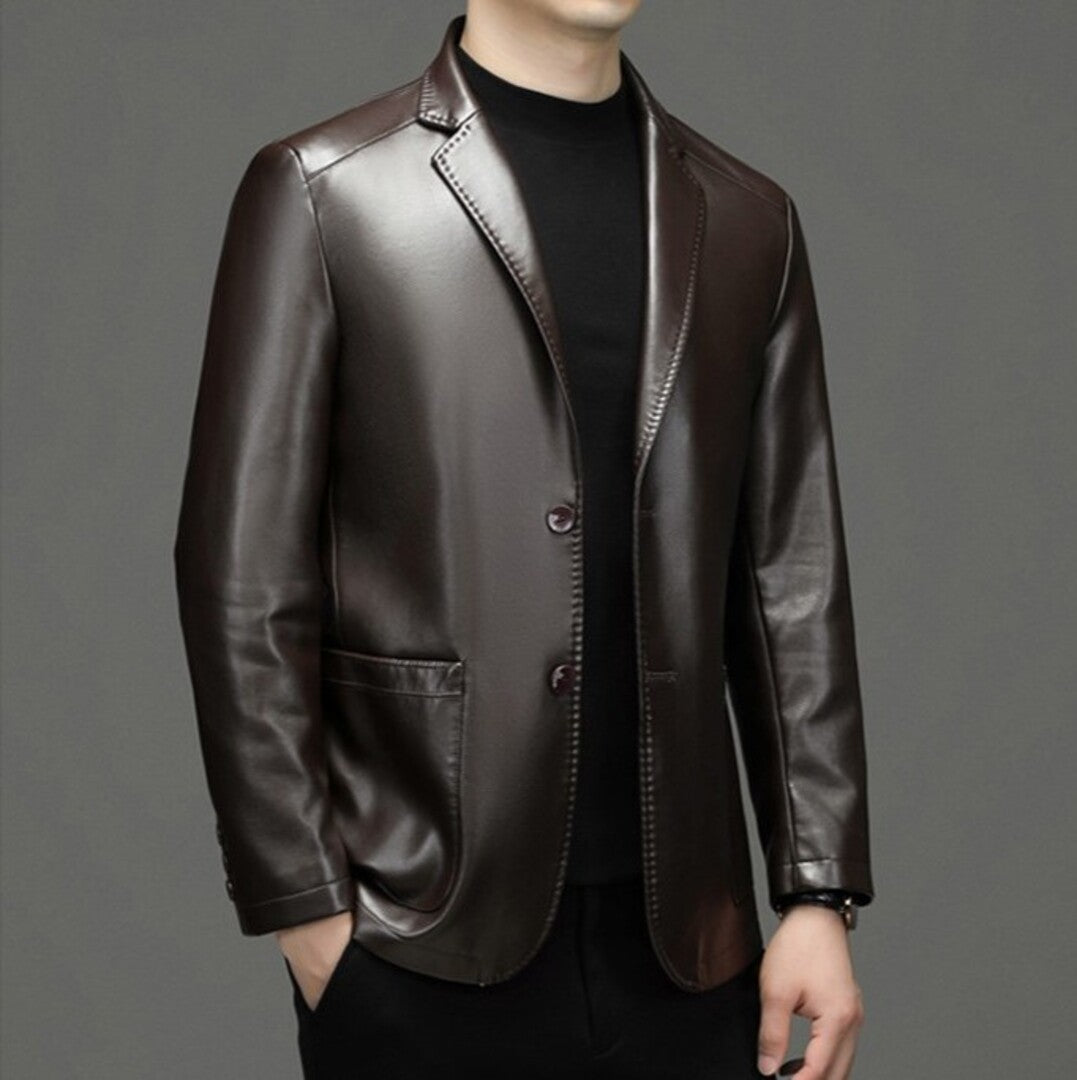 LEATHER CASUAL JACKET