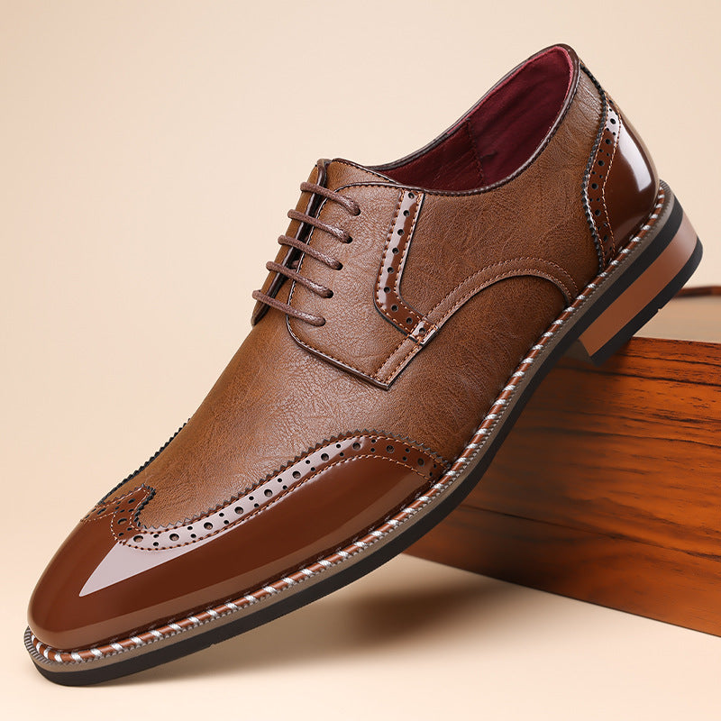 TWO-TONE FORMAL OXFORDS SHOES