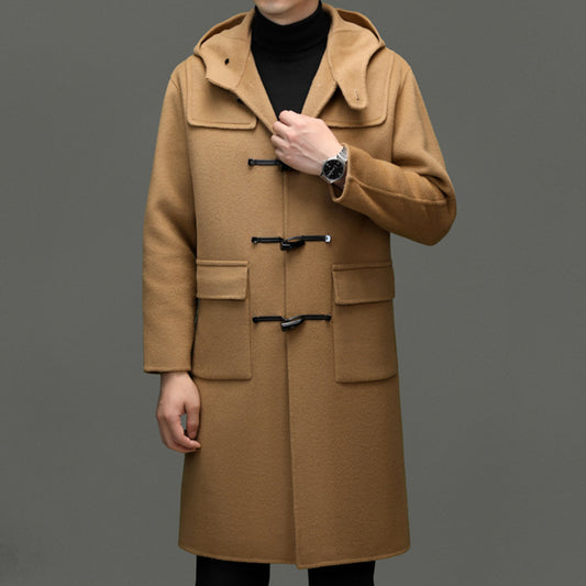 CLASSIC HOODED WOOL COAT