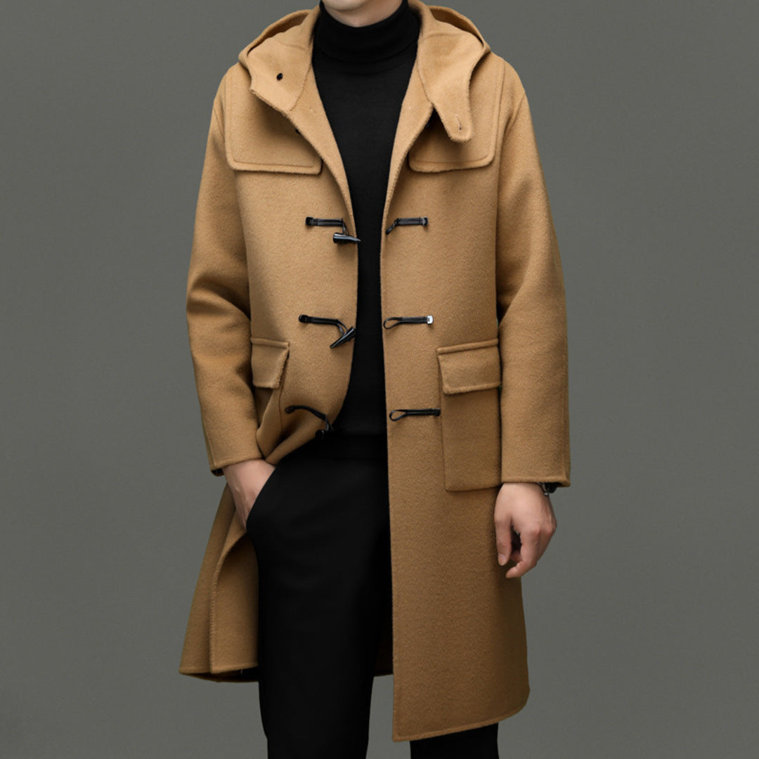 Classic Hooded Wool Coat