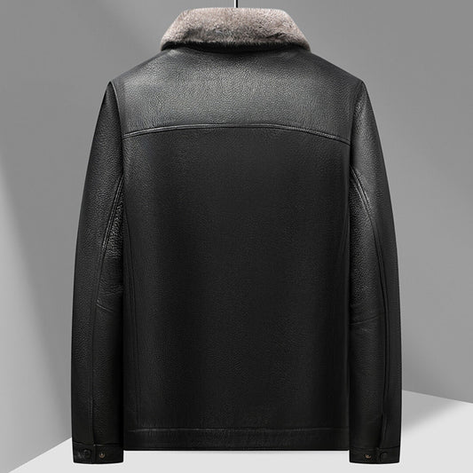GOAT LEATHER COAT