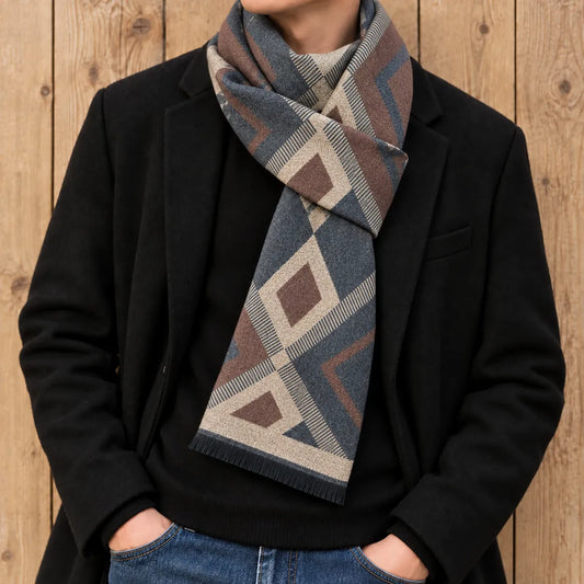 Patterned Warm Scarf