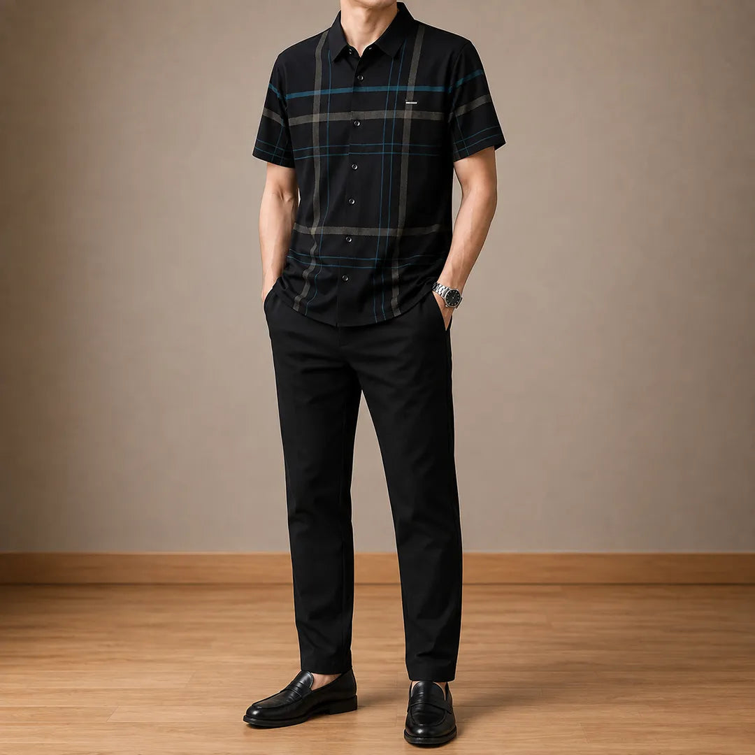 Plaid Casual Set