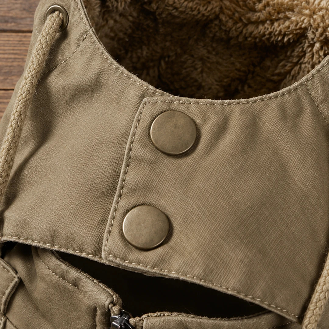 Plush Lined Hooded Jacket