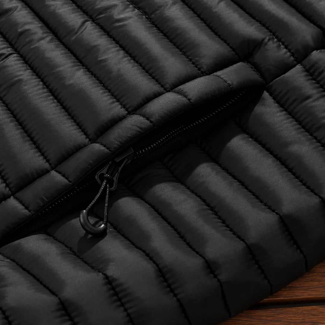 Quilted Stand Collar Jacket