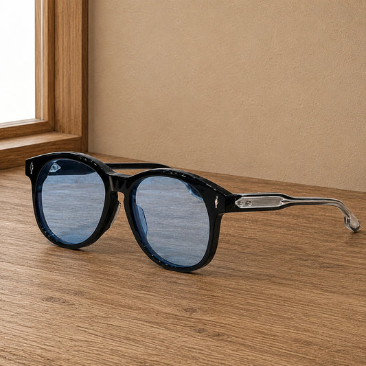 Refined Round Frame Sunglasses