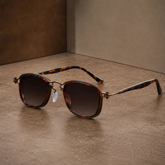 Refined Square Frame Sunglasses
