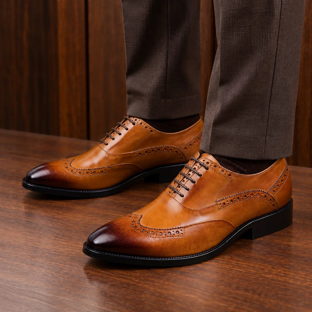 Refined Wingtip Oxford Shoes