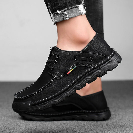 LEATHER CASUAL BOATING SHOES