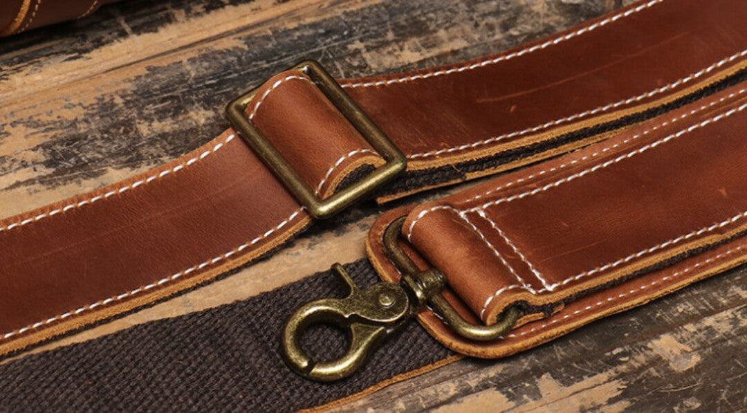 Premium Leather Duffel Bag